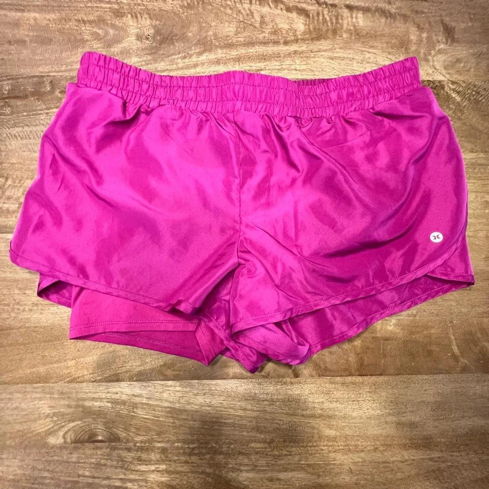 RBX Women's Fuchsia Athletic Shorts - Picture 1 of 3